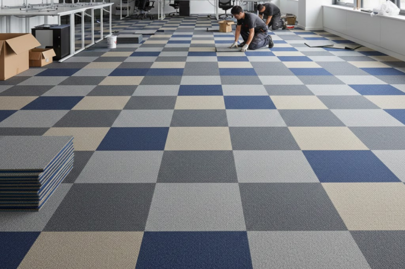 Benefícios dos Carpetes em Placas para Transformar Seu Ambiente