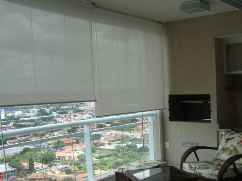 Cortina Rolo com Trilho Deslizante Jabaquara - Cortina Rolo Hunter Douglas