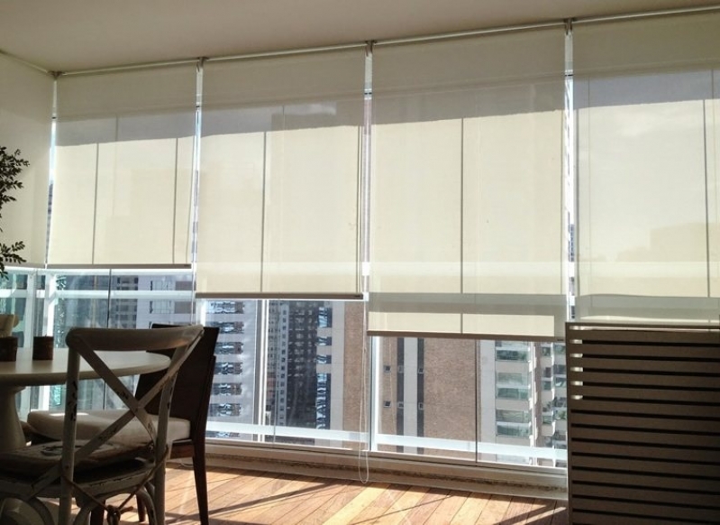 Cortina Rolo para Sacada Campo Belo - Cortina Rolo Hunter Douglas