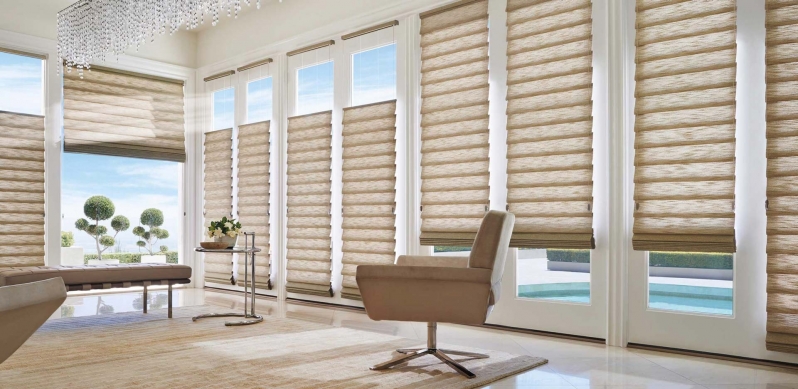 Cortina Romana Hunter Douglas Higienópolis - Cortina Romana para Sala