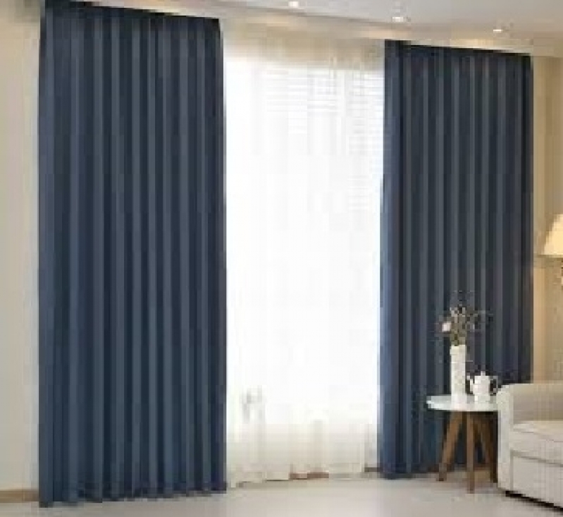 Cortinas de Tecido Blackout Higienópolis - Cortina de Voil para Sala