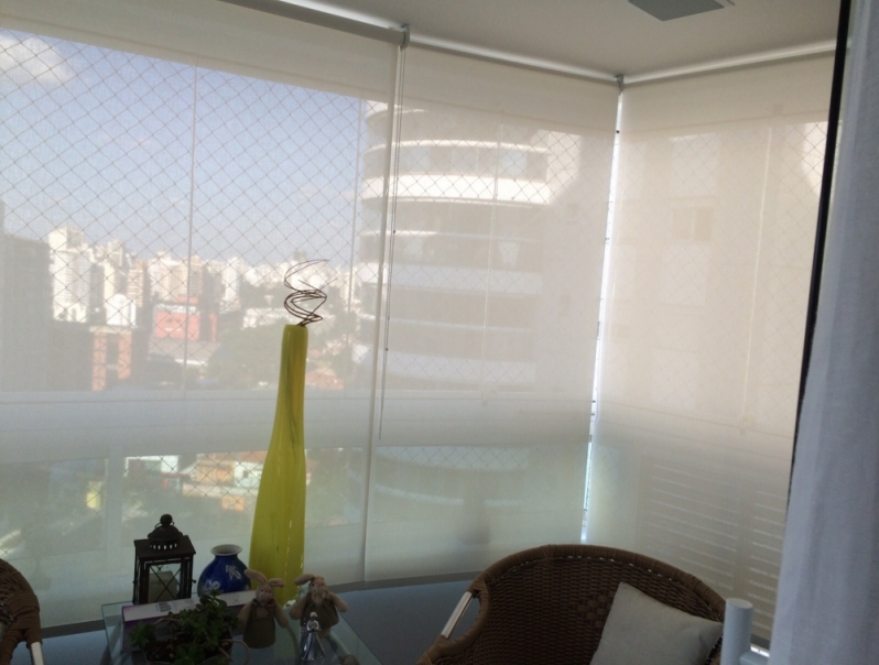 Cortinas Rolo para Sacada Jaraguá - Cortina Rolo Blecaute