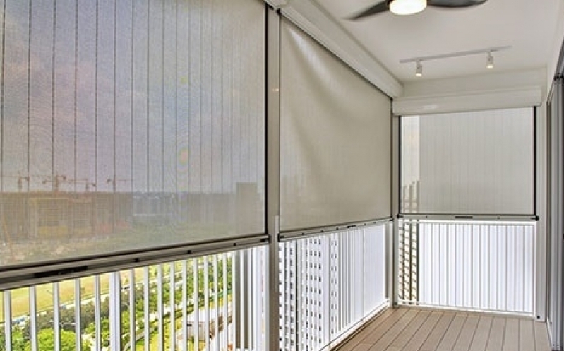 Cortinas Rolô para Varanda Jardim Paulista - Cortina Rolô para Escritório