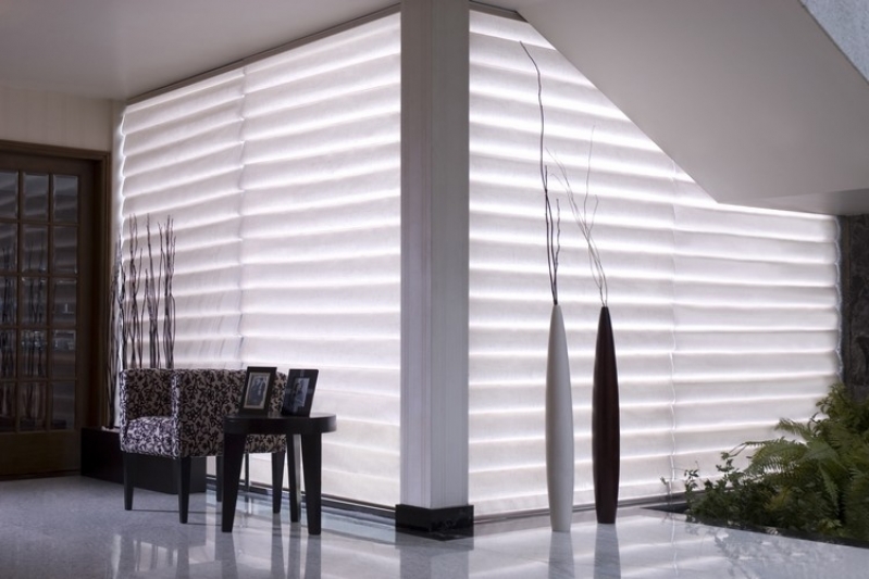 Cortinas Romana Luxaflex Jardim América - Cortina Romana Hunter Douglas