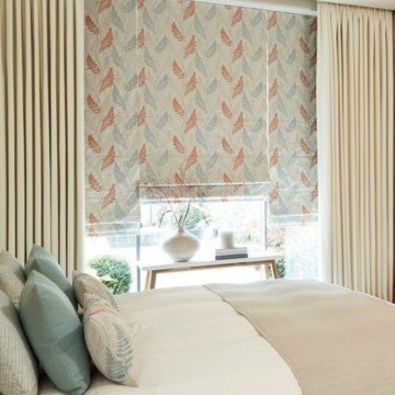 Cortinas Romana para Quartos Jardim Orly - Cortina Romana para Quarto