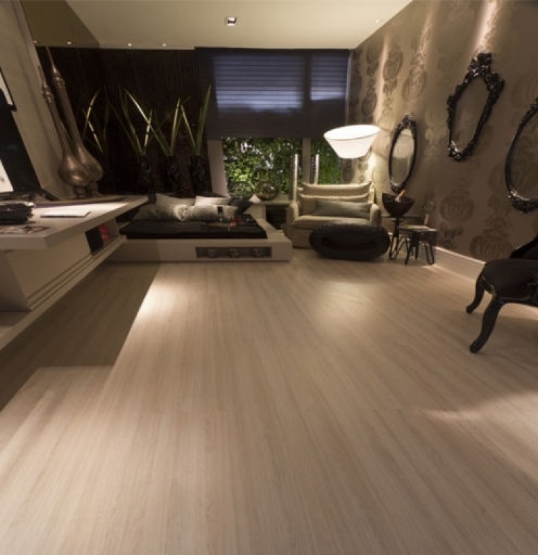 Piso Laminado Flutuante Eucafloor Água Branca - Piso Laminado Eucafloor Ambience